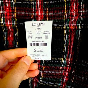 JCrew holiday tartan dress